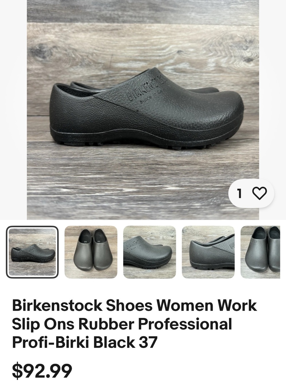 Birkenstock Women’s Profi-Birki Slip-On Clogs - Black